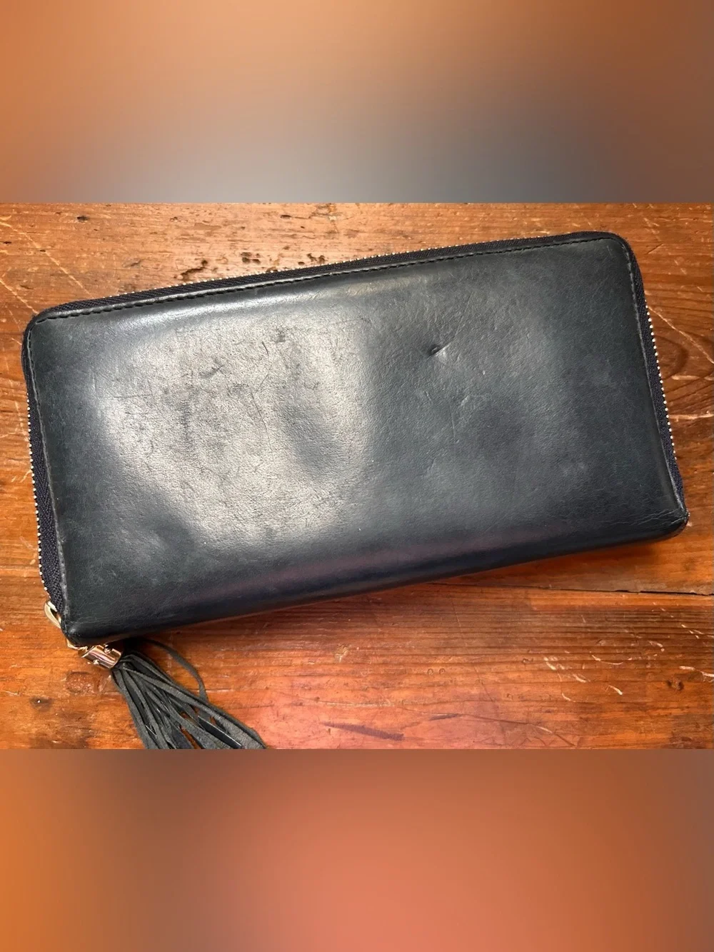 SALE ~ Gucci Navy Blue Zippered Wallet - 100% Authentic
